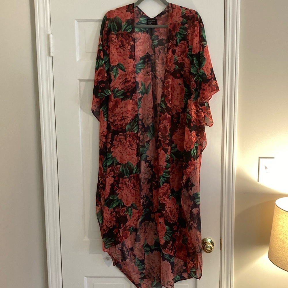 Free Press one size breezy top/poncho. Fun to wear to pool or over dress, etc